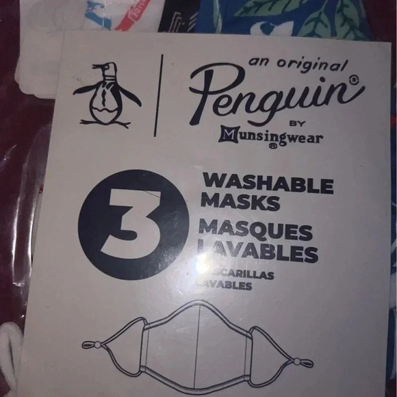 Original penguin brand reusable face masks (3) - Picture 4 of 4